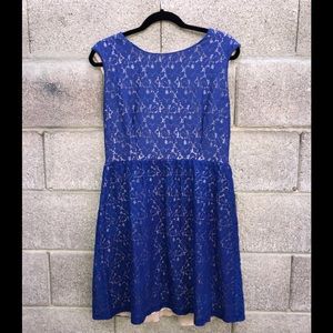 Blue Lace dress Size: 12